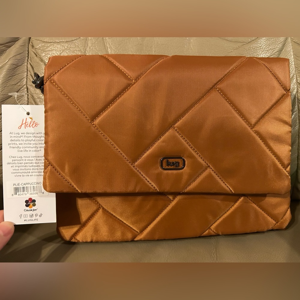 LUG "Plié" Crossbody Belt Bag Cappuccino 2024 Fall #LugLifeBox NEW